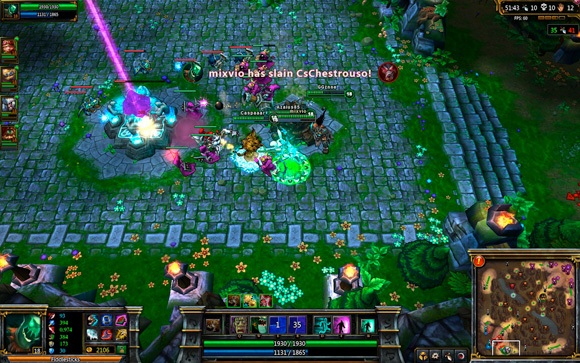 league of legends combat